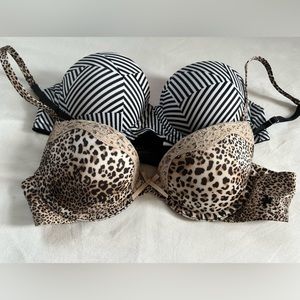 Victoria Secret Pink & Aerie Padded Bras 34A